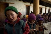Most of the Changpa children attend school. Literacy rate among them has increased